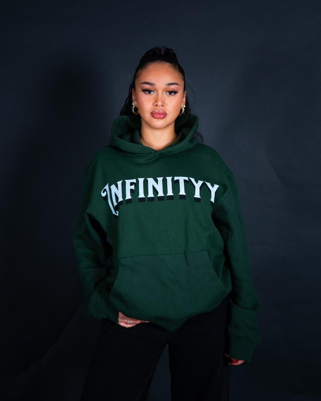 INFINITYY Trust no One Hoodie Grün